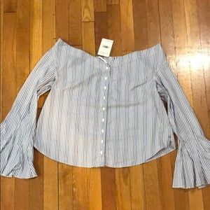 Free People off-the-shoulder top